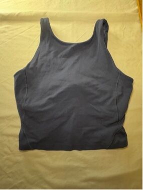 Lululemon Athletica Align Black Cropped TankTop Built-In Support Women's Sz XS/S